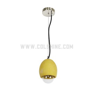 decorative cement lighting with fabric cable