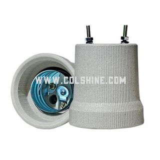 ceramic lamp holder e40 with two bolts for Russia