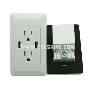 15A TR receptacle with USB charger 4.2A 