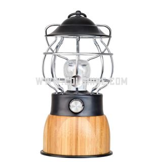 Dimmable led bamboo lantern with power bank 5000mAh